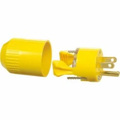 Bryant 5965BY TECHSPEC® Straight Blade Plug, 15A, 125V, Yellow Thermoplastic -Switches, Receptacles & Sensors Sales B214848 02