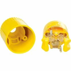 Bryant 5965BY TECHSPEC® Straight Blade Plug, 15A, 125V, Yellow Thermoplastic -Switches, Receptacles & Sensors Sales B214848 03