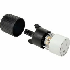 Bryant BRY5269NC TECHSPEC® Straight Blade Connector, 15A, 125V, Black/White -Switches, Receptacles & Sensors Sales B215075 02