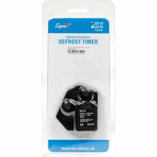 Supco EDT10 Adjustable Defrost Control 115 V, 1/3 hp, 10 Amp 4 Supco EDT10 Adjustable Defrost Control 115 V, 1/3 hp, 10 Amp - Image 2