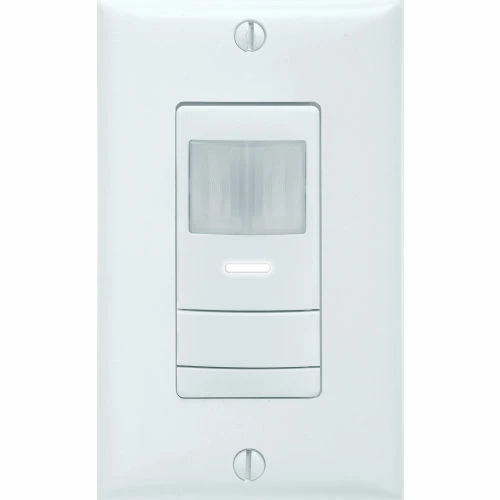 Lithonia Lighting Lithonia WSX WH Wall Switch Decorator Sensor - Passive Infrared (Pir): White 3 Lithonia Lighting Lithonia WSX WH Wall Switch Decorator Sensor - Passive Infrared (Pir): White