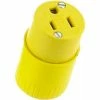 Bryant 5969BY TECHSPEC® Straight Blade Connector, 15A, 125V, Yellow, 2-Pole, 3-Wire -Switches, Receptacles & Sensors Sales BRA 5969BY
