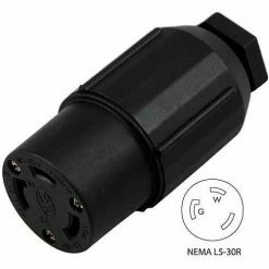 Conntek 60411, 30-Amp Locking Assembly Connector with NEMA L5-30R Female End, 2 Pole- 3 Wire 11 Conntek 60411, 30-Amp Locking Assembly Connector with NEMA L5-30R Female End, 2 Pole- 3 Wire -Switches, Receptacles & Sensors Sales CKI 60411 main