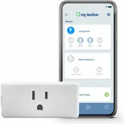 Leviton Decora Smart Wi-Fi Plug-in Outlet Works with Amazon Alexa and Google Assistant No Hub Needed