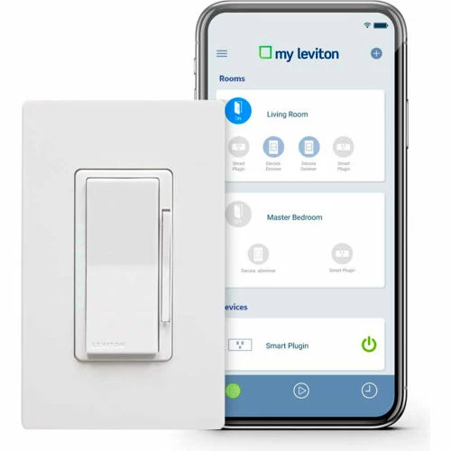 Leviton Decora Smart Wi-Fi Universal Dimmer Works w/ Amazon Alexa Google Assistant No Hub Required 3 Leviton Decora Smart Wi-Fi Universal Dimmer Works w/ Amazon Alexa Google Assistant No Hub Required