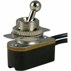Gardner Bender GSW-125 Short Ball Toggle, SPST 6a 125v, O/F, Leads - Pkg Qty 5
