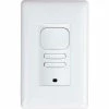 Hubbell Control Solutions Hubbell LightHawk PIR 2-Button Wall Switch Occupancy Sensor, White -Switches, Receptacles & Sensors Sales HUI LHDCIRD2 WH