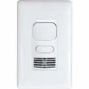 Hubbell Control Solutions Hubbell LightHawk PIR 1-Button Wall Switch Occupancy Sensor with Neutral, White -Switches, Receptacles & Sensors Sales HUI LHMTS1 WH 2