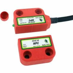 IDEM 114116 MPC Coded Non Contact Switch W/LED-Cable Left, 8Way, 2NC 1NO, QC M12