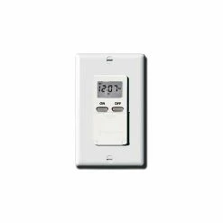 Intermatic EI500WC Digital 7-Day Timer 15 Amp 120V, White