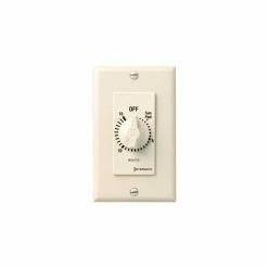 Intermatic FD15MAC 15 Minute 125-277V SPST Decorator Series Spring Wound Timer, Almond