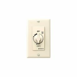 Intermatic FD15MH 15 Minute 125-277V SPST Decorator Series Timer w/Hold For Continuous Duty, Ivory