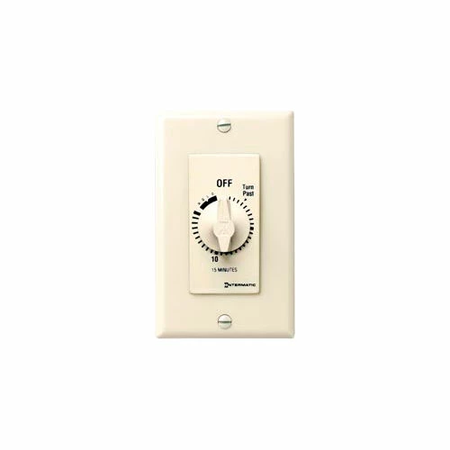 Intermatic FD15MH 15 Minute 125-277V SPST Decorator Series Timer w/Hold For Continuous Duty, Ivory 3 Intermatic FD15MH 15 Minute 125-277V SPST Decorator Series Timer w/Hold For Continuous Duty, Ivory