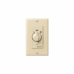 Intermatic FD32H 2 Hour 125-277V SPDT Decorator Series Spring Wound Timer, Ivory