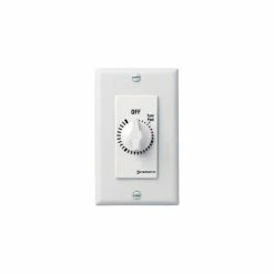 Intermatic FD430MW 30 Minute 125-277V DPST Decorator Series Spring Wound Timer, White