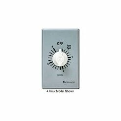 Intermatic FF46H 6 Hour 125-277V DPST Commercial Series Spring Wound Timer