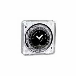 Intermatic MIL72ESTUZH-24 24-Hr, Electromech Timer, Flush Mount, Override, w/o Battery Backup, 24V