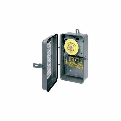 Intermatic T101R 24 Hour Dial Mechanical Time Switch, NEMA 3R Case, 125V, SPST 3 Intermatic T101R 24 Hour Dial Mechanical Time Switch, NEMA 3R Case, 125V, SPST