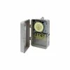 Intermatic T104P NEMA 3R - Time Switch In Plastic Enclosure, 208-277V, DPST, Gray Case -Switches, Receptacles & Sensors Sales ITE T104P