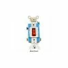 Leviton 1201-Plr Neutral Single-Pole Ac Quiet Switch, Self Grounding, Red - Pkg Qty 10 -Switches, Receptacles & Sensors Sales LEV 1201 PLR