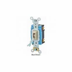Leviton 1203-2l 15a, 120/277v, 3-Way Ac Quiet Switch, Brown - Pkg Qty 10