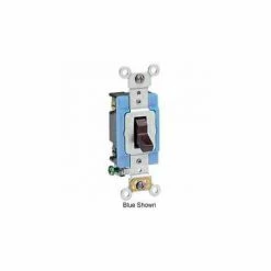 Leviton 1204-2w 4-Way Ac Quiet Switch, Self Grounding, White - Pkg Qty 10