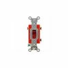 Leviton 1221-Plr 20a, 120v, Illuminated On,Single-Pole Ac Quiet Switch, Red - Pkg Qty 10 -Switches, Receptacles & Sensors Sales LEV 1221 PLR