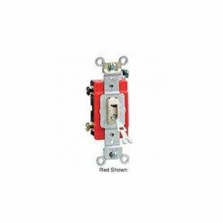 Leviton 1223-2wl 20a, 120/277v, Locking 3-Way Ac Quiet Switch, White - Pkg Qty 10