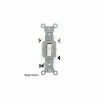 Leviton 1223-Sgy 20a, 120/277v, 3-Way Ac Quiet Switch, Gray -Switches, Receptacles & Sensors Sales LEV 1223 SGY