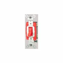 Leviton 1223-Sr 20a, 120/277v, 3-Way Ac Quiet Switch, Red