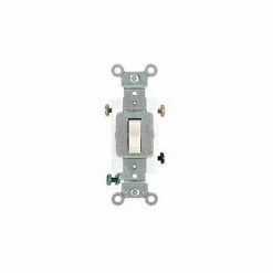 Leviton 1223-Sw 20a, 120/277v, 3-Way Ac Quiet Switch, White
