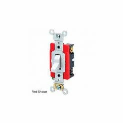 Leviton 1224-2i 20a, 120/277v, 4-Way Ac Quiet Switch, Ivory - Pkg Qty 10