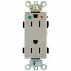 Leviton 16262-Igg 15a, 125v, Decora Plus Duplex Receptacle, Hospital Grade, Gray - Pkg Qty 10 1 Leviton 16262-Igg 15a, 125v, Decora Plus Duplex Receptacle, Hospital Grade, Gray - Pkg Qty 10 -Switches, Receptacles & Sensors Sales LEV 16262 IGG