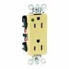 Leviton 16262-Pli 15a, 125v, Decora Plus Duplex Receptacle, Power Indication, Ivory - Pkg Qty 10 -Switches, Receptacles & Sensors Sales LEV 16262 PLI