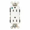 Leviton 16262-Plw 15a, 125v, Decora Plus Dplx Recpt., Hospital Grade, Self Grounding, Wht - Pkg Qty 10 1 Leviton 16262-Plw 15a, 125v, Decora Plus Dplx Recpt., Hospital Grade, Self Grounding, Wht - Pkg Qty 10 -Switches, Receptacles & Sensors Sales LEV 16262 PLW