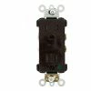 Leviton 16262-Sg 15a, 125v, Decora Plus Duplex Receptacle, Tamper Resistant, Brown - Pkg Qty 10