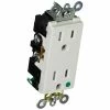 Leviton 16262-Sgw 15a, 125v, Decora Plus Duplex Receptacle, Tamper Resistant, White - Pkg Qty 10