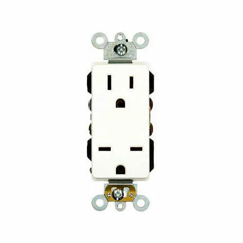 Leviton 16292-W 15a, Dual 125/250v, Decora Plus Dplx Receptacle, Commercial Grade, White - Pkg Qty 10 3 Leviton 16292-W 15a, Dual 125/250v, Decora Plus Dplx Receptacle, Commercial Grade, White - Pkg Qty 10
