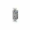 Leviton 16342-GY 20A, 125V, Decora Plus Duplex Receptacle, Self Grounding, Gray - Pkg Qty 10 -Switches, Receptacles & Sensors Sales LEV 16342 GY