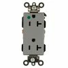 Leviton 16362-Hgg 20a, 125v, Decora Plus Duplex Receptacle, Straight Blade, Gray - Pkg Qty 10 2 Leviton 16362-Hgg 20a, 125v, Decora Plus Duplex Receptacle, Straight Blade, Gray - Pkg Qty 10 -Switches, Receptacles & Sensors Sales LEV 16362 HGG