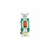 Leviton 3032-2r Double-Pole Ac Quiet Switch, Red - Pkg Qty 10 -Switches, Receptacles & Sensors Sales LEV 3032 2R