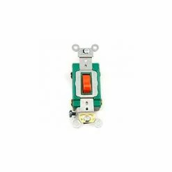Leviton 3032-2r Double-Pole Ac Quiet Switch, Red - Pkg Qty 10