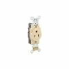 Leviton 5261-Gy 15a, 125v, Single Receptacle, Gray - Pkg Qty 10 -Switches, Receptacles & Sensors Sales LEV 5261 GY