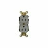 Leviton 5262-Ig 15a, 125v, Duplex Receptacle, Isolated Ground, Orange - Pkg Qty 10 2 Leviton 5262-Ig 15a, 125v, Duplex Receptacle, Isolated Ground, Orange - Pkg Qty 10 -Switches, Receptacles & Sensors Sales LEV 5262 IG