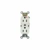 Leviton 5262-IGW 15A, 125V, Duplex Receptacle, Isolated Ground, White - Pkg Qty 10 -Switches, Receptacles & Sensors Sales LEV 5262 IGW