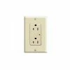 Leviton 5280-I 15a 125v Decora Duplex Receptacle, Self Grounding, Ivory -Switches, Receptacles & Sensors Sales LEV 5280 I