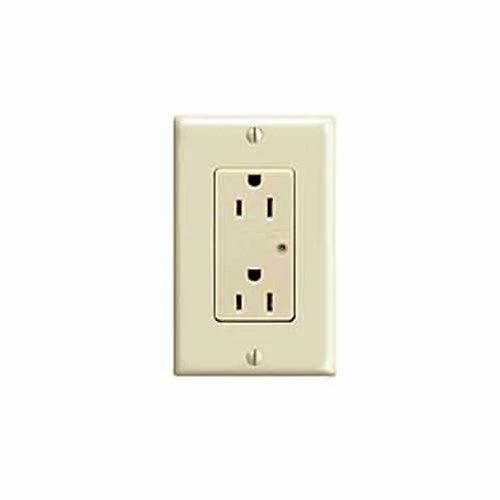 Leviton 5280-I 15a 125v Decora Duplex Receptacle, Self Grounding, Ivory 3 Leviton 5280-I 15a 125v Decora Duplex Receptacle, Self Grounding, Ivory