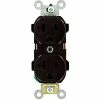 Leviton 5352 20A, 125V, Duplex Receptacle, Brown - Pkg Qty 10 -Switches, Receptacles & Sensors Sales LEV 5352