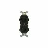 Leviton 5352-E 20A, 125V, Duplex Receptacle, Black - Pkg Qty 10 -Switches, Receptacles & Sensors Sales LEV 5352 E