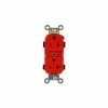 Leviton 5352-R 20A, 125V, Duplex Receptacle, Red - Pkg Qty 10 -Switches, Receptacles & Sensors Sales LEV 5352 R